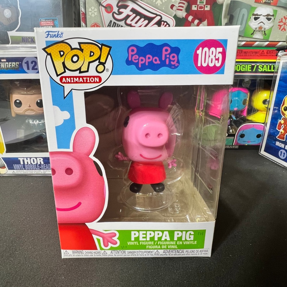 Funko Pop Animation Peppa Pig 1085 Vinyl Figure Collectible Pink Red Figurine